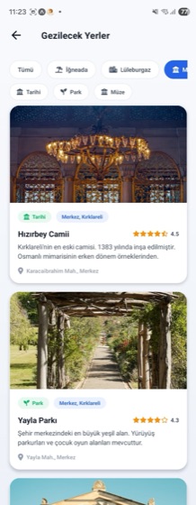 Gezilecek yerler
